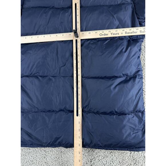 Vintage Woolrich Jacket Mens Small Blue Goose Down Puffer Coat Winter Nylon 90s - Picture 10 of 12